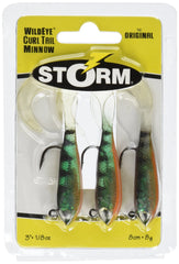 MICHELIN WildEye Curl Tail Minnow 03 Perch lifelike action for versatile freshwater fishing.