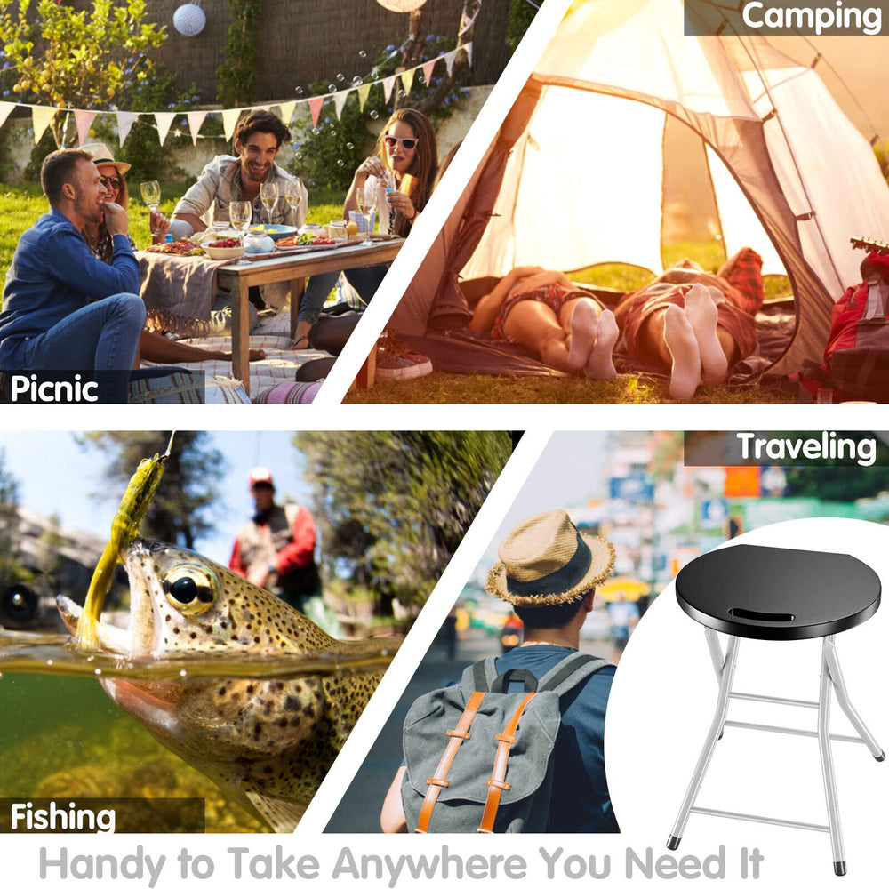 MIDDOW SilkyDry folding stool ideal for outdoor use like camping and beaches.