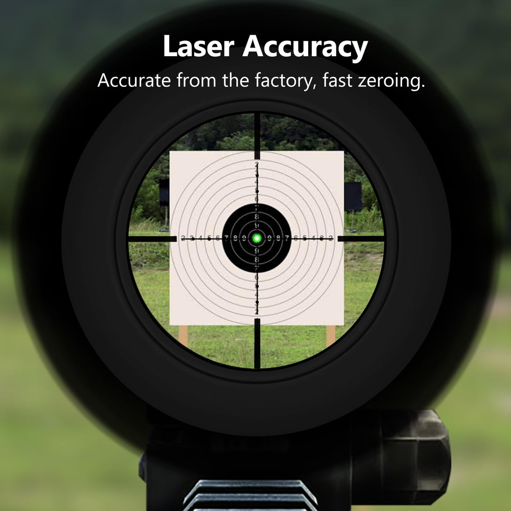 MidTen bore sight zeroing demonstration showing alignment setup.