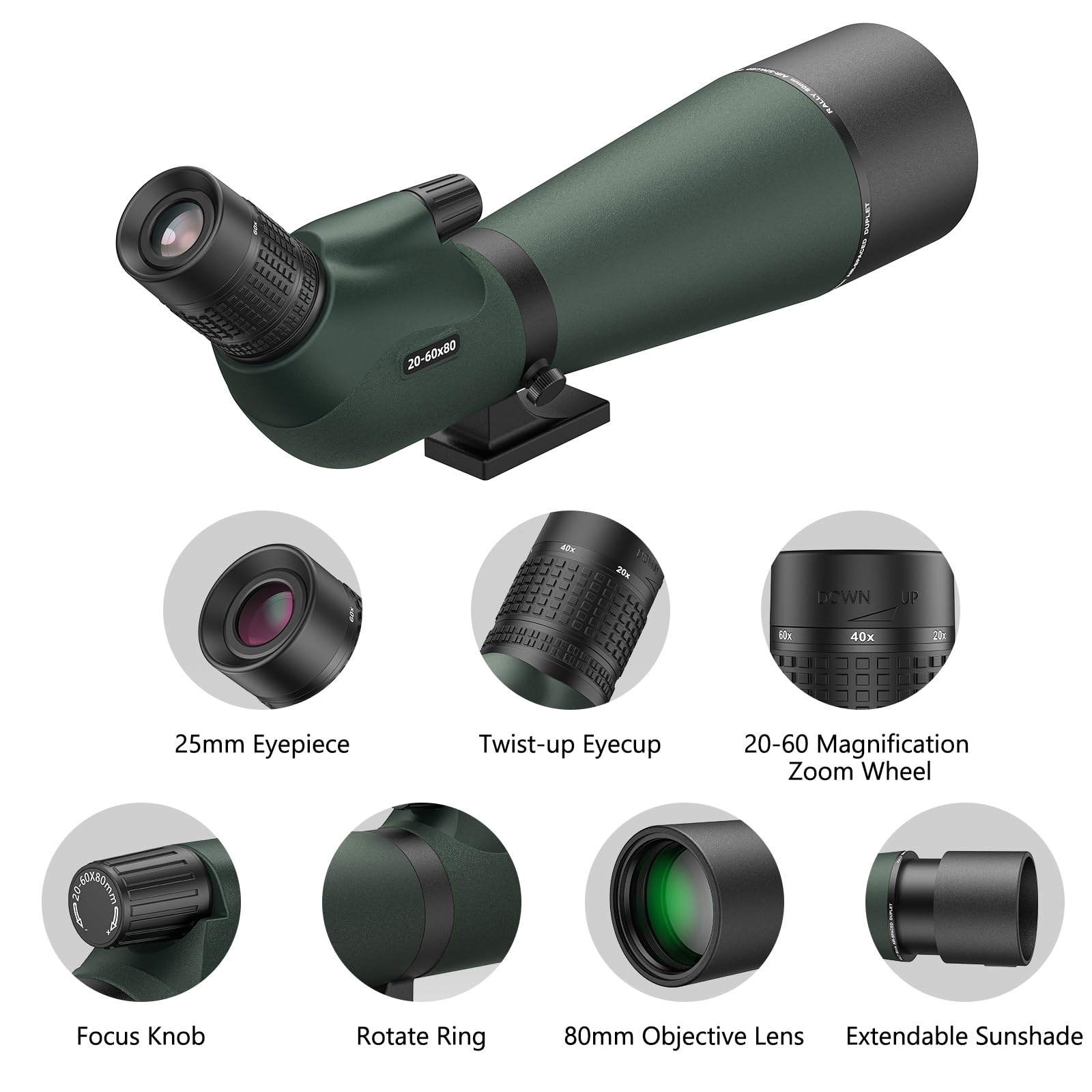 MidTen phone adapter attached for quick smartphone capture during birdwatching sessions