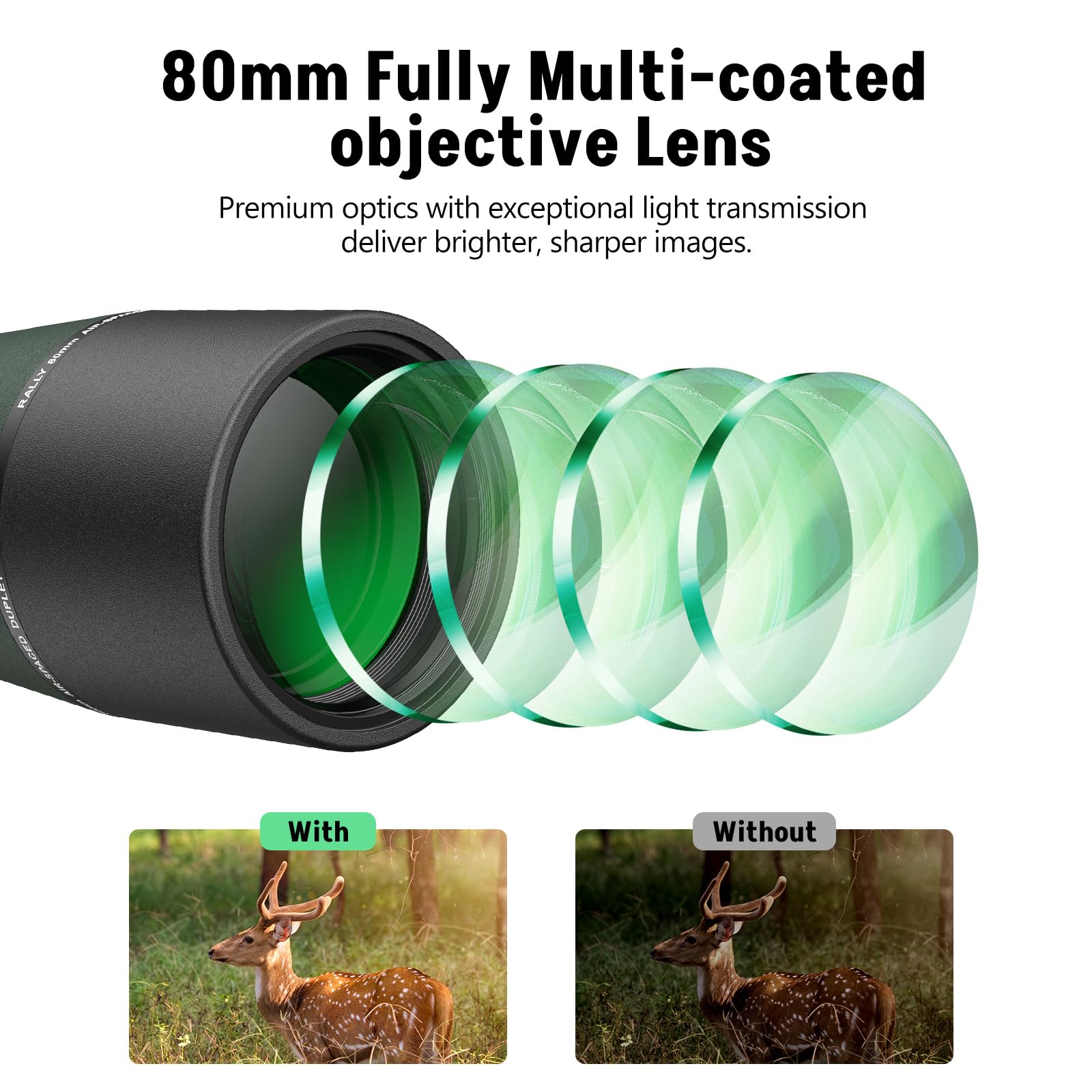 MidTen tripod with 360-degree rotation enables flexible viewing angles in the field