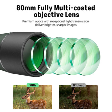 MidTen tripod with 360-degree rotation enables flexible viewing angles in the field