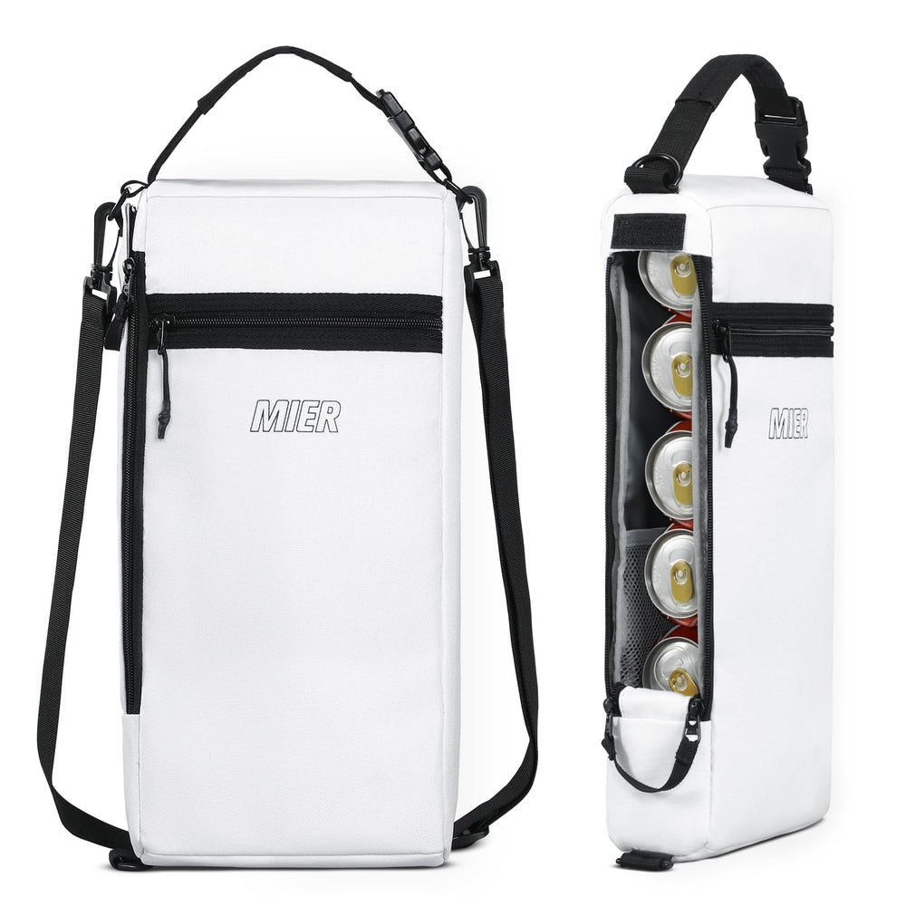 MIER golf cooler bag front view shows compact carry for on-course refreshments
