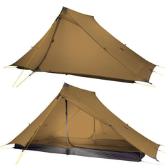 MIER LANSHAN 2 PRO packed tent demonstrates ultralight backpacking advantages