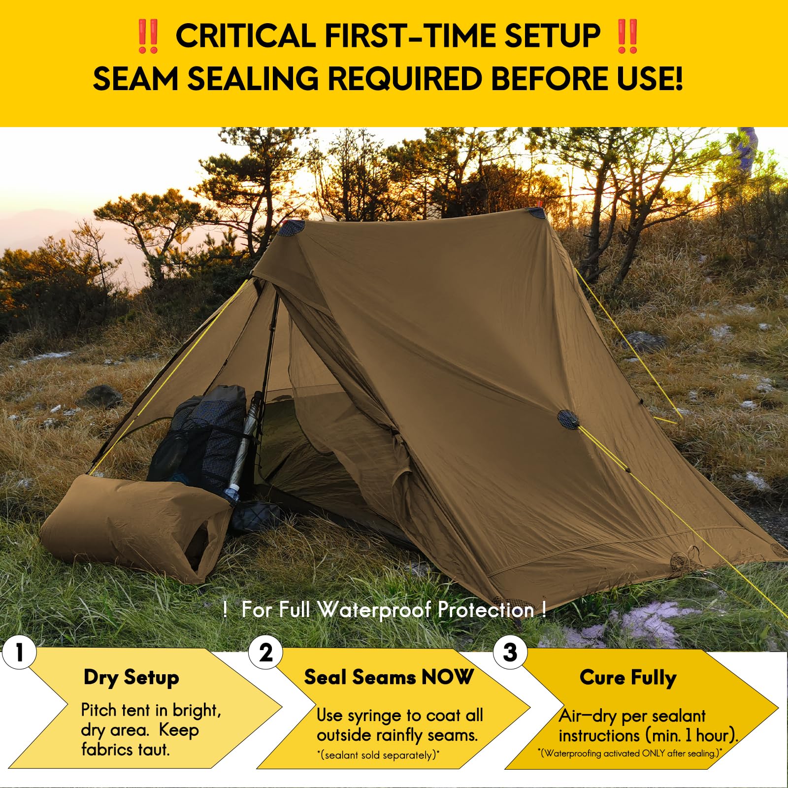 MIER LANSHAN 2 PRO waterproof nylon components protect gear and hands dry