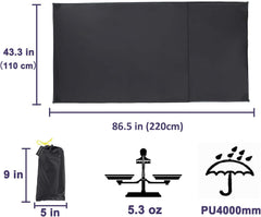 MIER LANSHAN footprint 2P under-tent offers durable protection for two.