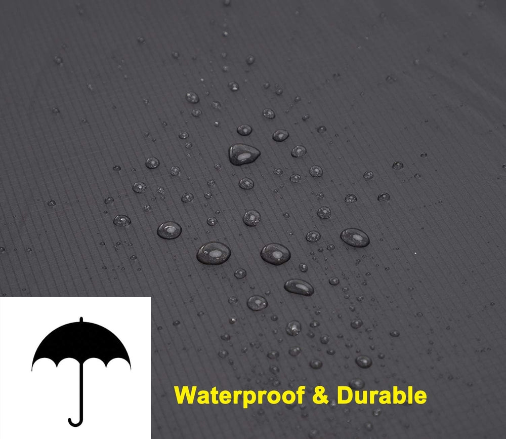 MIER LANSHAN footprint waterproof silicone-coated nylon close-up highlights water resistance.