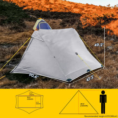 MIER Lanshan Pro interior pocket keeps small items organized on hikes.
