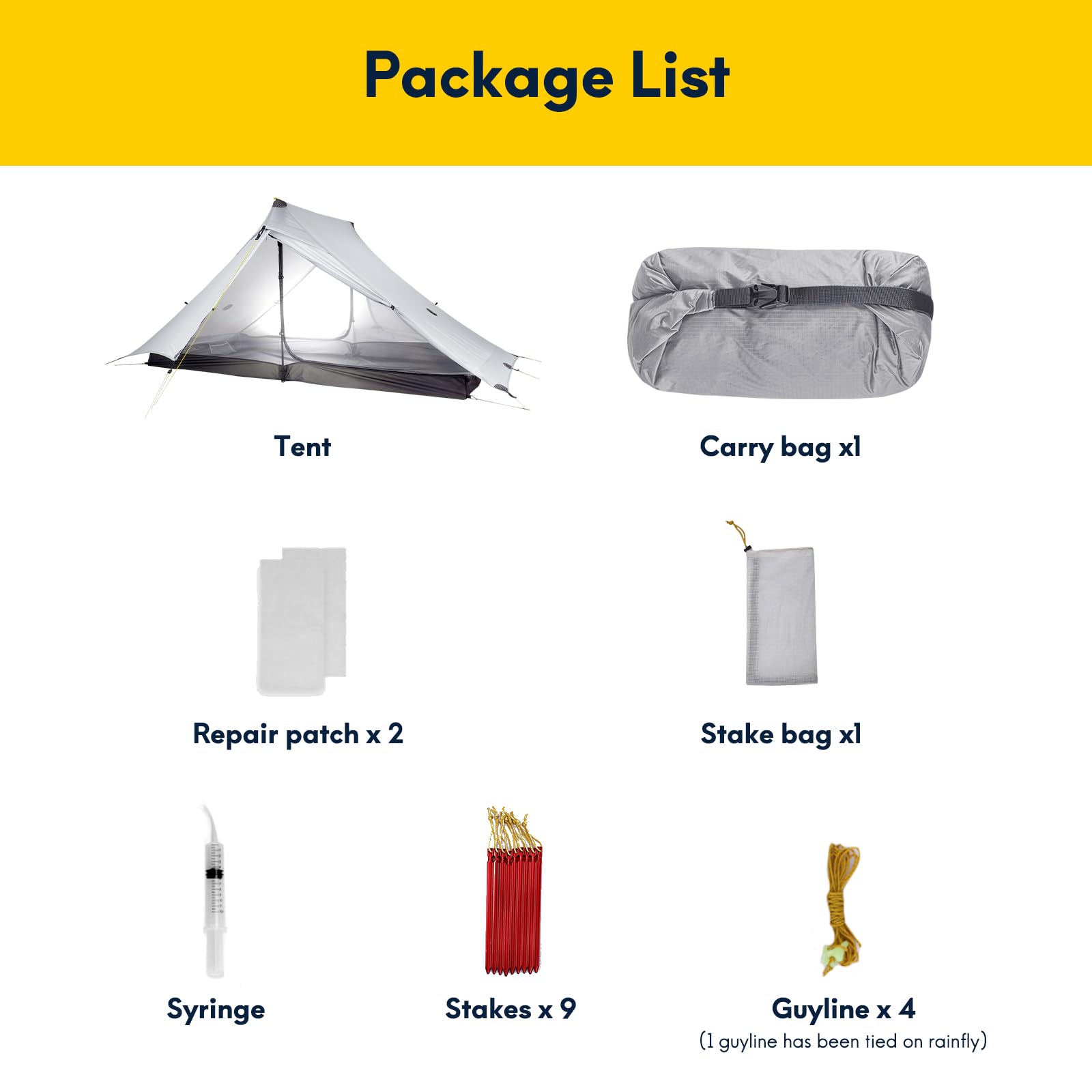 MIER Lanshan Pro ultralight design enables fast setup and light packing.