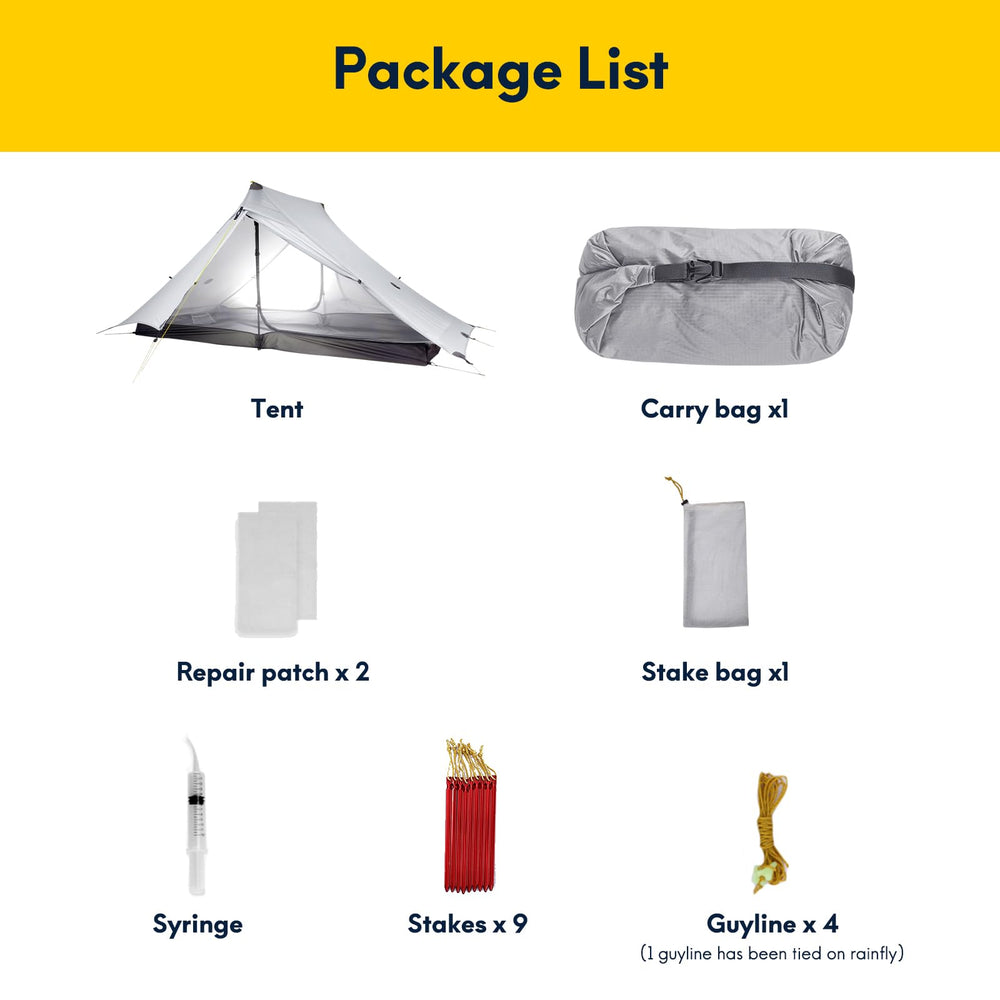 MIER Lanshan Pro ultralight design enables fast setup and light packing.