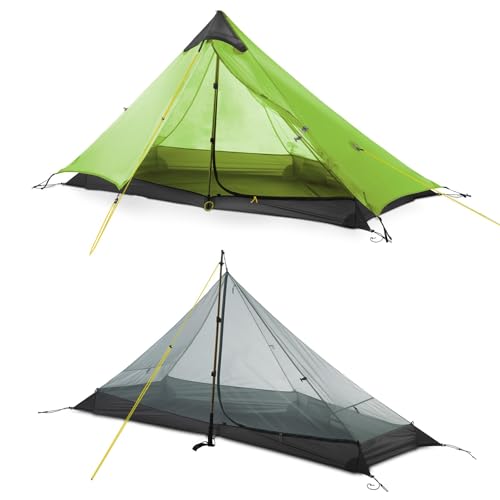 MIER LANSHAN ultralight tent packed small for easy backpacking