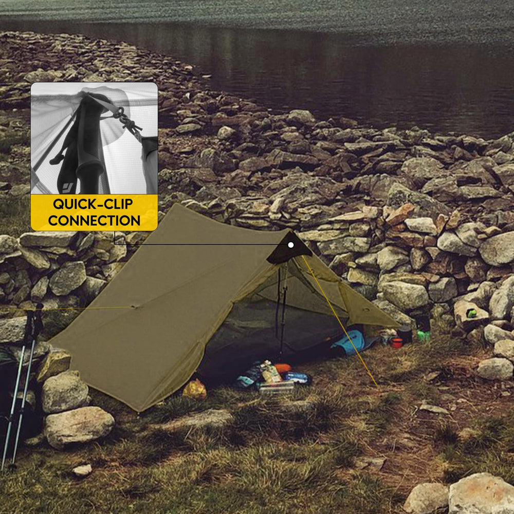 MIER LANSHAN ultralight tent inner-mesh highlights breathability and condensation control.
