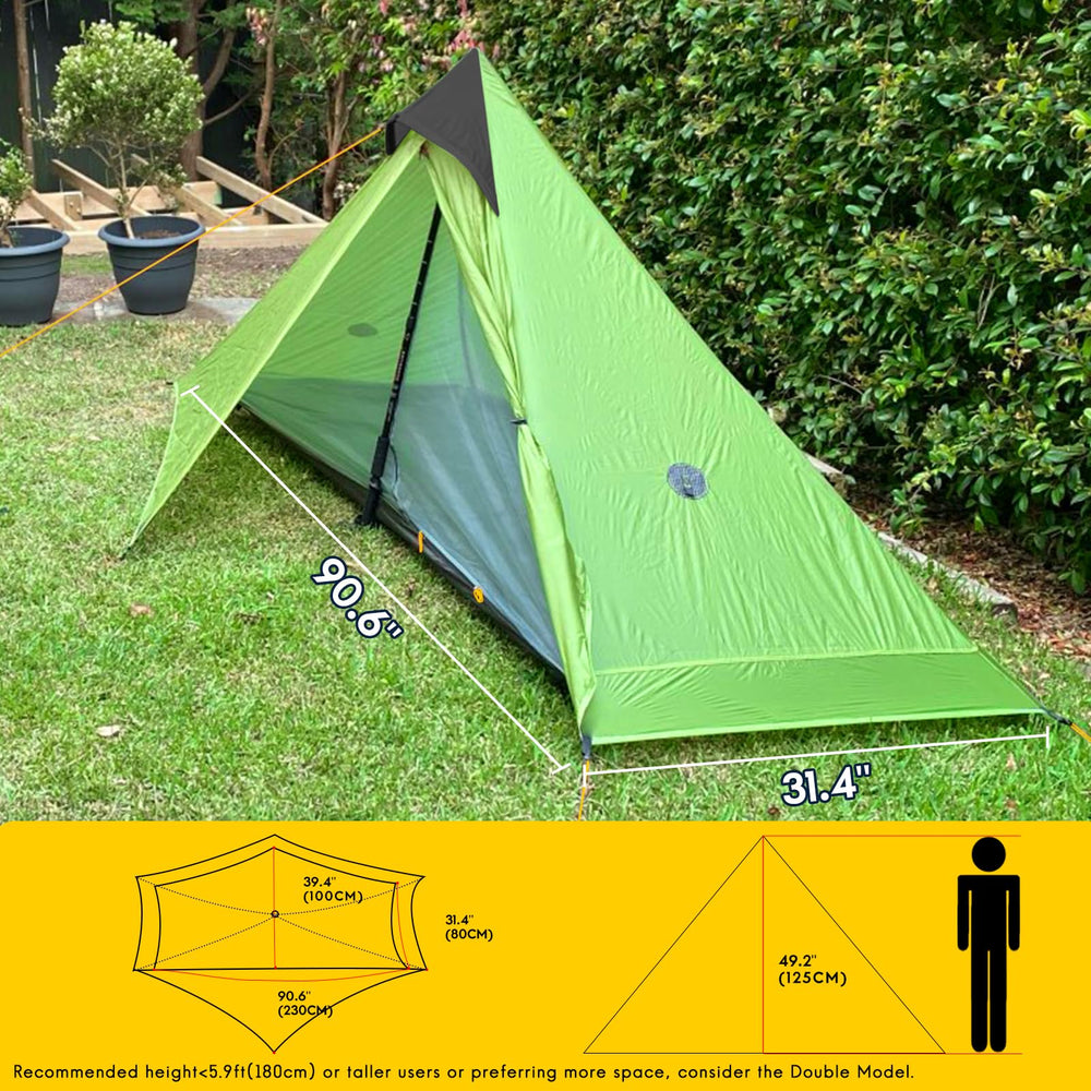 MIER LANSHAN waterproof seam-taped rainfly for reliable protection
