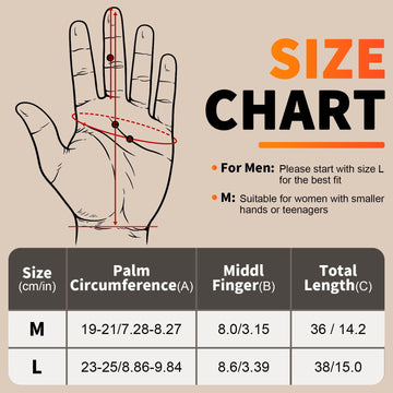 Mierns heated gloves anti-slip palm ensures secure grip.
