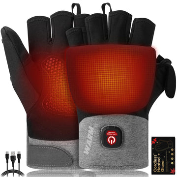 Mierns heated gloves deliver full palm heat coverage for dependable warmth during outdoor tasks.