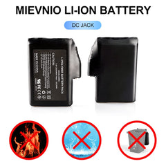 MIEVNIO battery pack powering the heated fleece cap for consistent warmth.