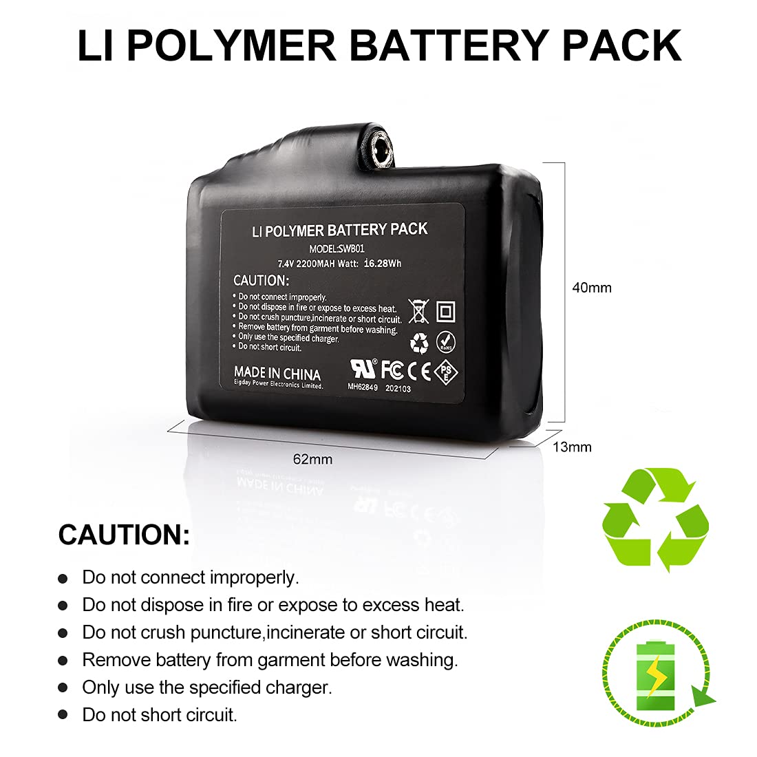 MIEVNIO battery pack in use with heated gloves for outdoor warmth.