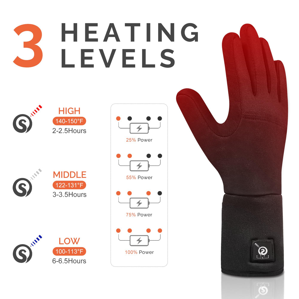 MIEVNIO heated gloves in winter activities like skiing and driving
