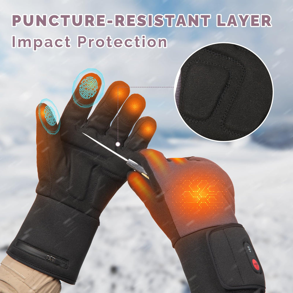 MIEVNIO heated work gloves ideal for cold storage warehouse tasks