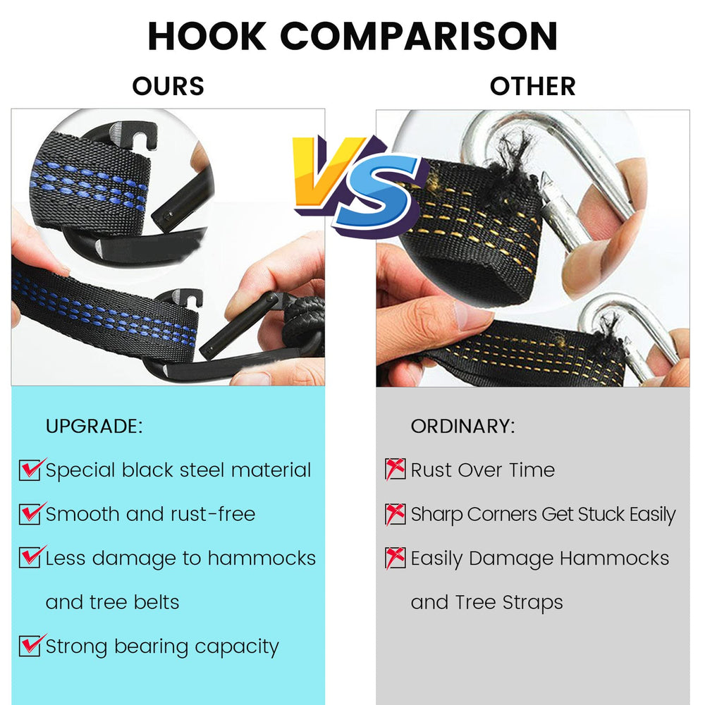 MIFXIN compact backpacking hammock ready for camping, hiking, or travel.