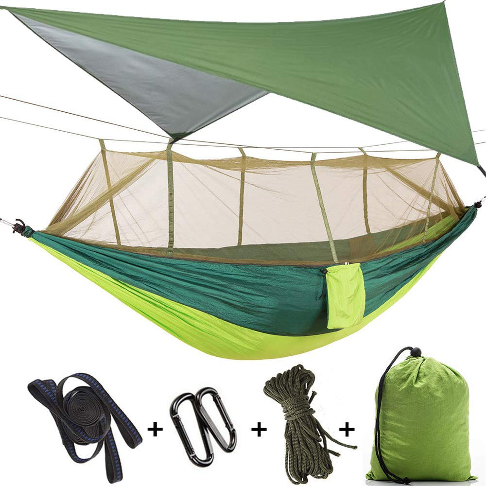MIFXIN hammock with mosquito net for bug-free outdoor relaxation.