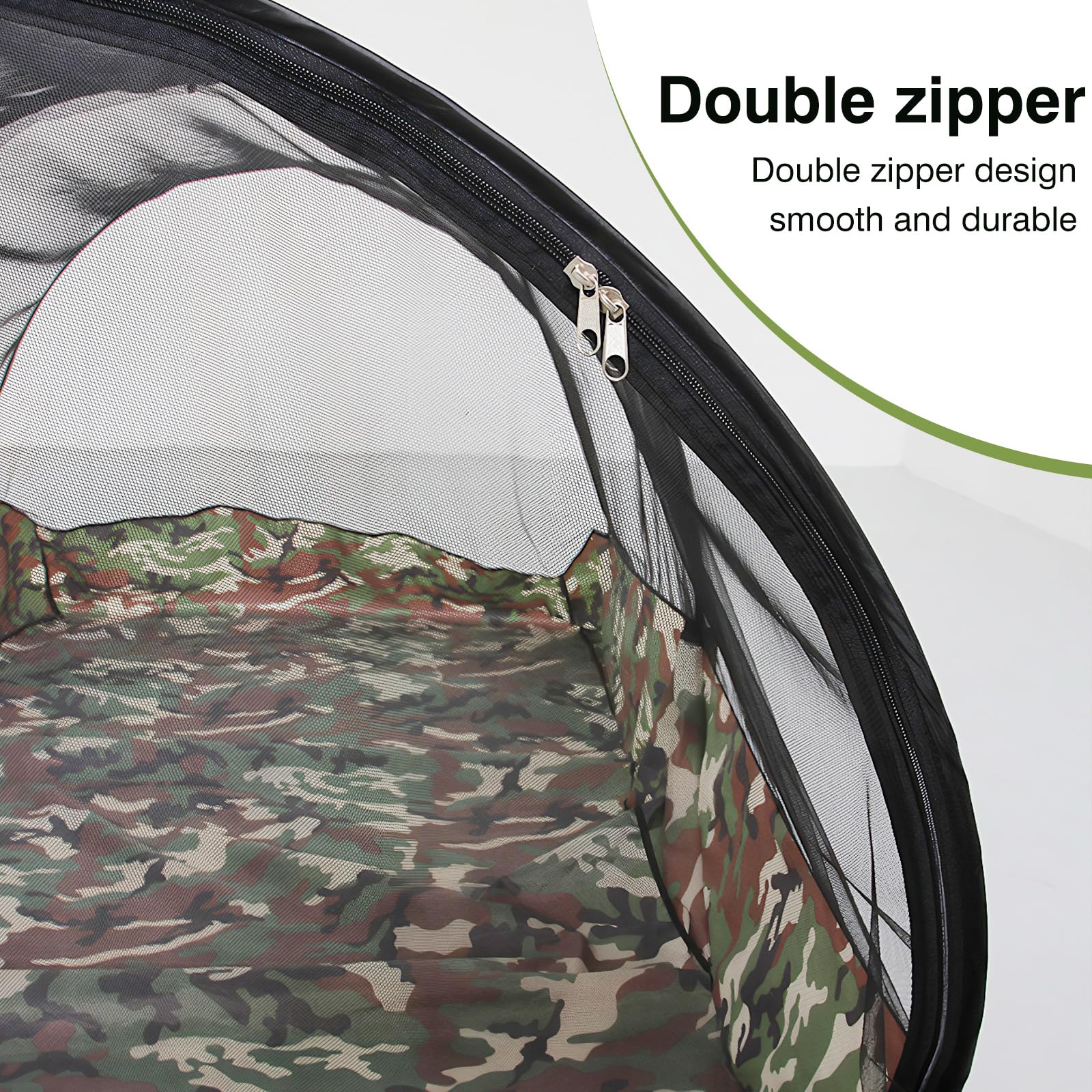 MIFXIN no-see-um mesh creates a full enclosure while maintaining airflow.