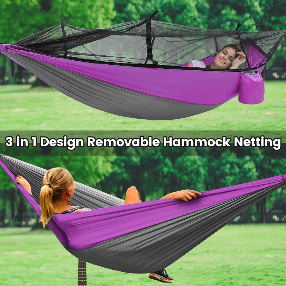 MIFXIN close view of durable 210T nylon material used in hammock.