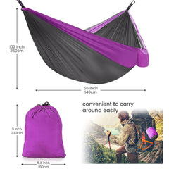 MIFXIN waterproof rain fly tarp protecting hammock from sun and rain.