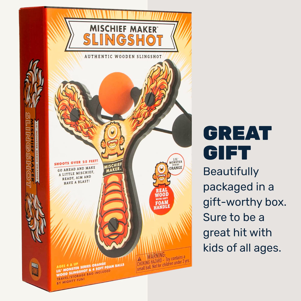 Mighty Fun! Gift box image conveys ready-to-gift packaging.