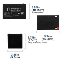 Mighty Max Battery 2-pack SLA shown, economical uptime solution.