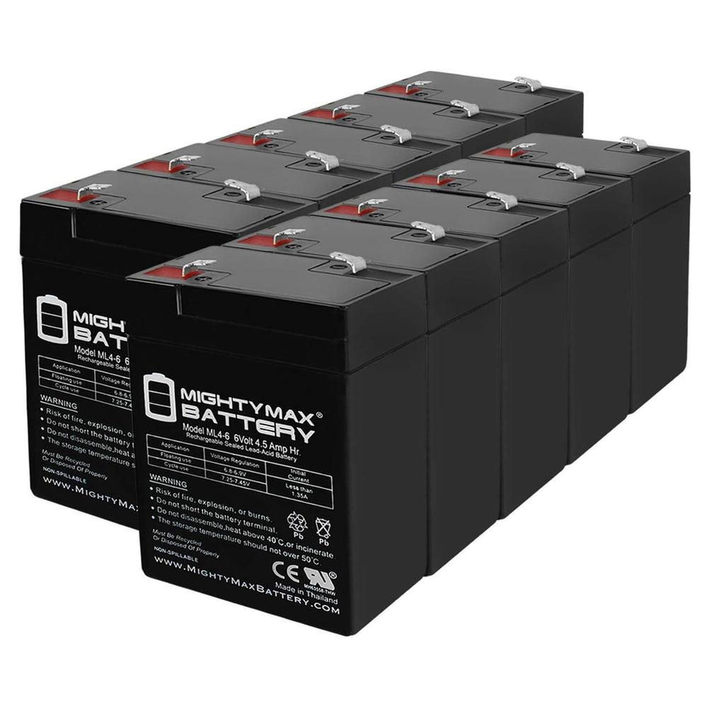 Mighty Max Battery 6V 4.5Ah deer feeder battery pack powering timed feedings.