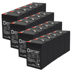 Mighty Max Battery 6V 4.5Ah front view, compact SLA unit for handheld devices.