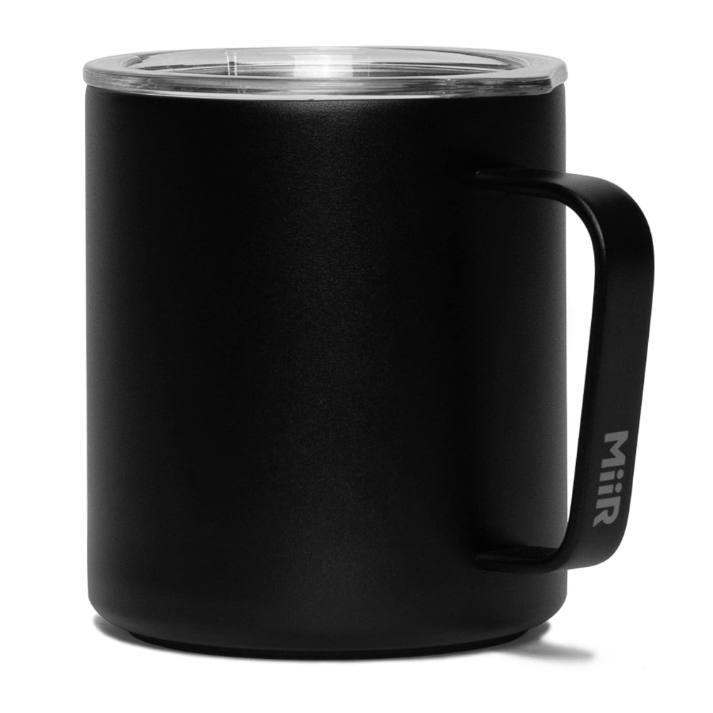 Miir Camp Cup 12oz with splash-proof lid for on-the-go hydration