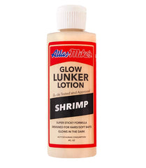 Mike's Fising Bait/Lure Lunker Lotion Glow Shrimp bottle