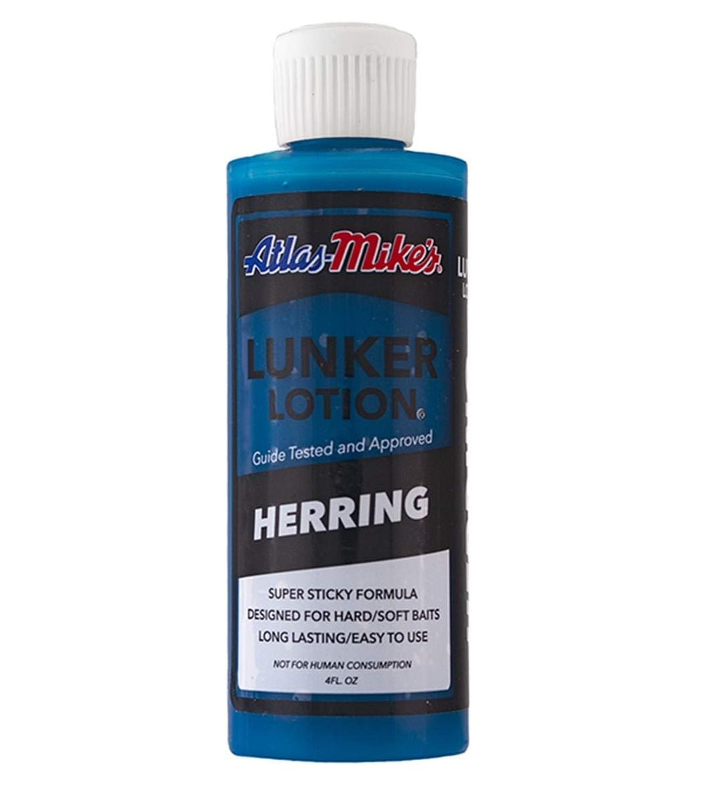 Mike's Fising Bait/Lure Lunker Lotion bottle – Herring/Blue, Regular