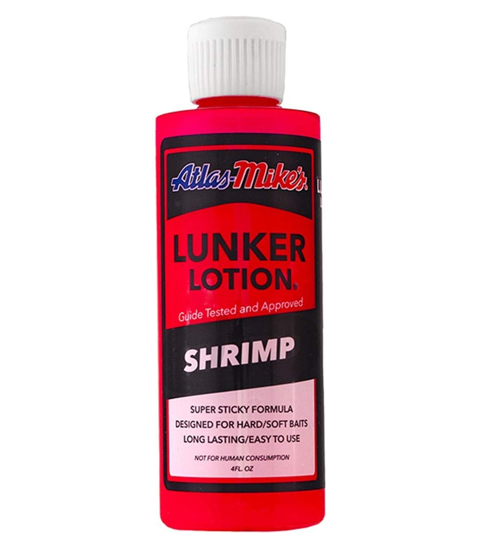 Mike's Fising Bait/Lure Lunker Lotion Shrimp/Pink Regular bottle front