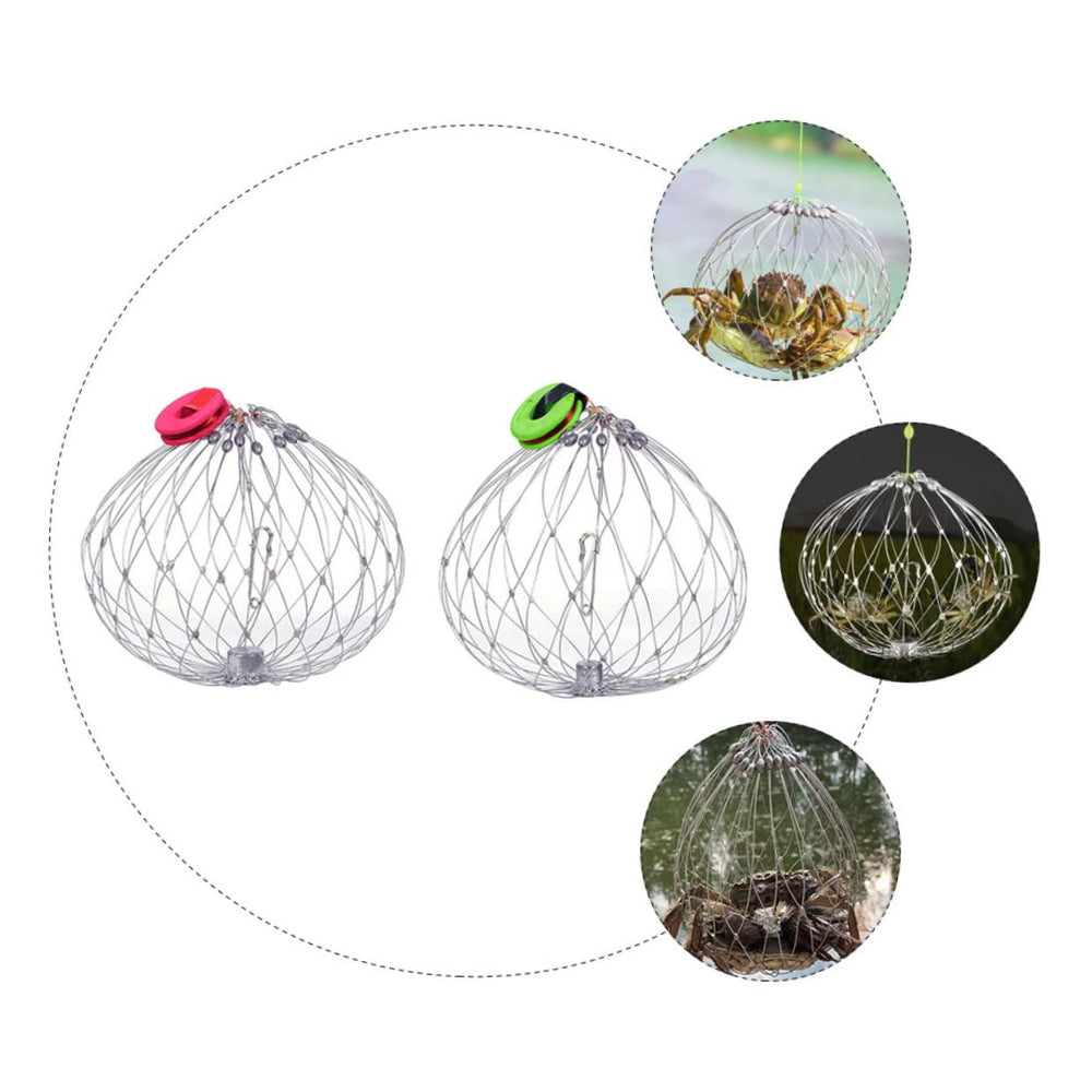 Mikikit compact crab net, ideal for shore and lake crabbing