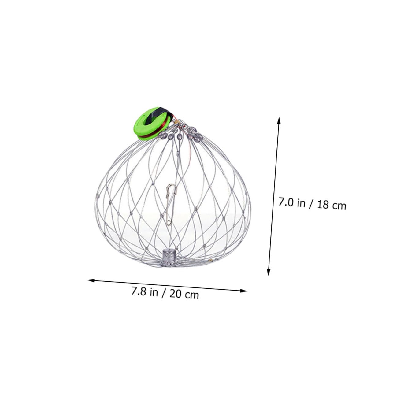 Mikikit steel wire crab trap, compact and lightweight for portable crabbing