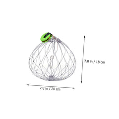 Mikikit steel wire crab trap, compact and lightweight for portable crabbing