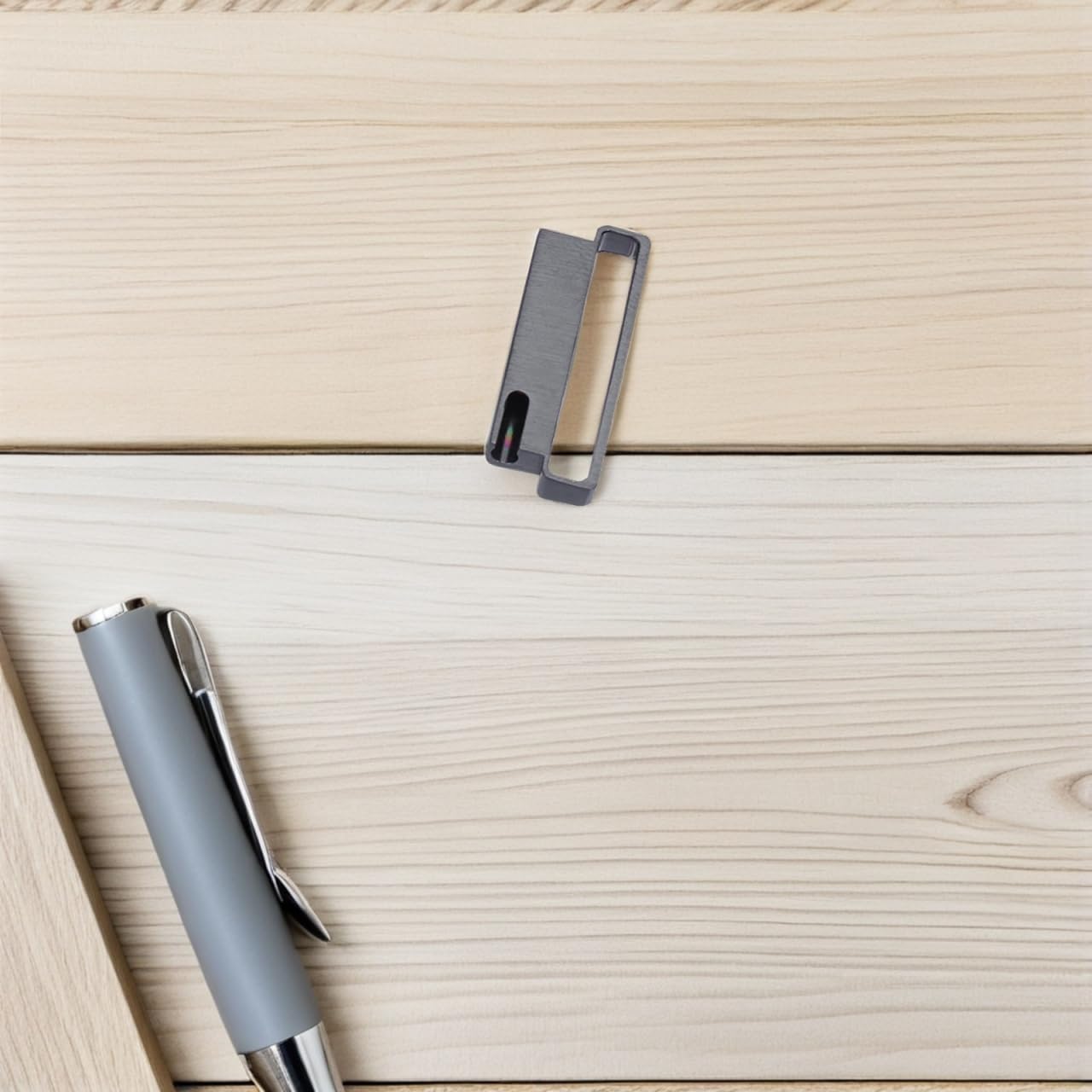 Mikikit corrosion-resistant finish highlighted on a stainless steel surface.