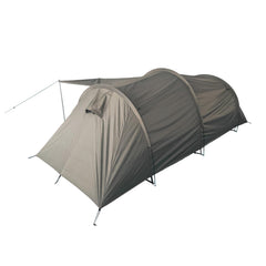 Mil-Tec storage tent groundsheet close-up highlighting dry protection
