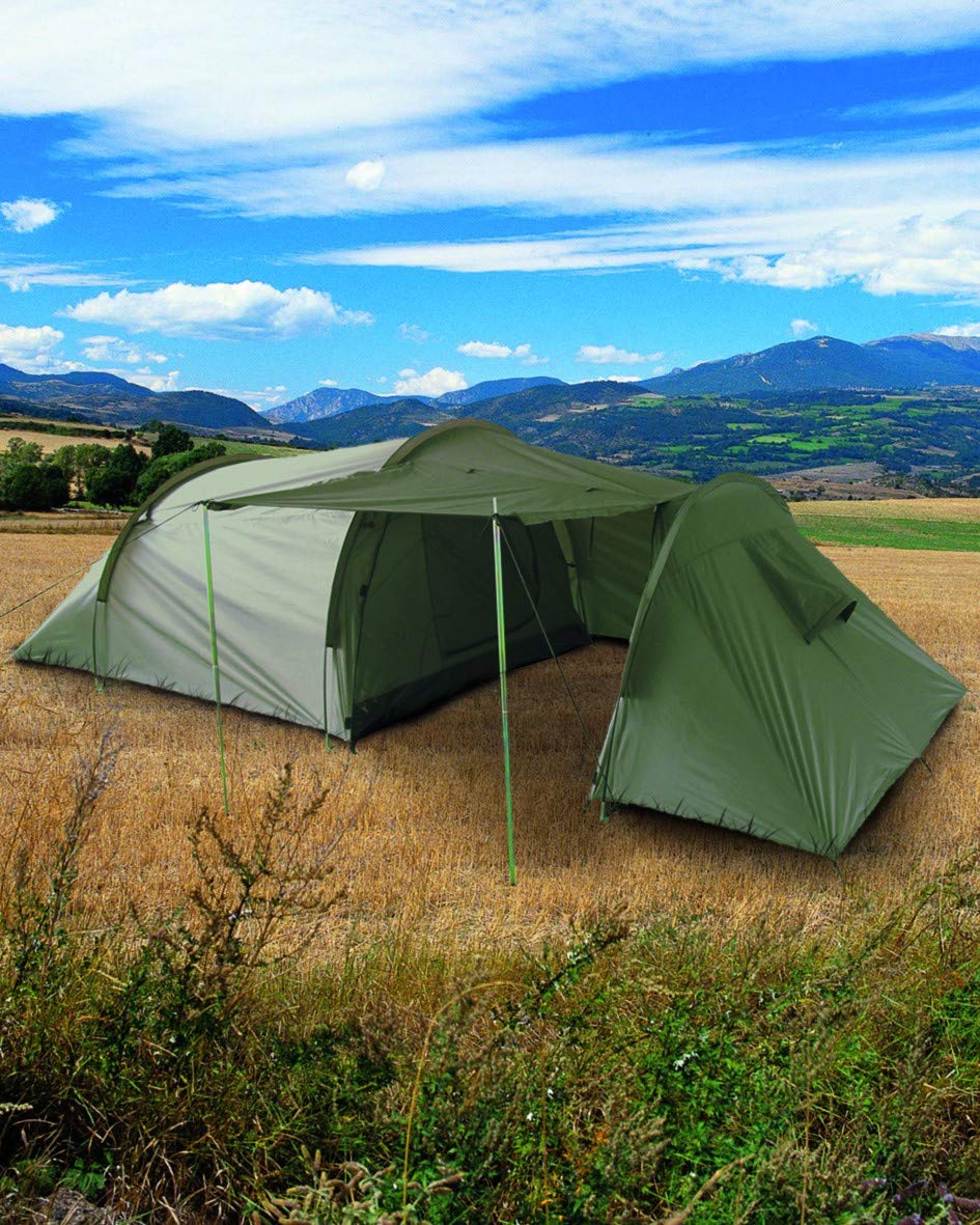 Mil-Tec 3-Person Storage Tent interior showing sleeping area and storage space