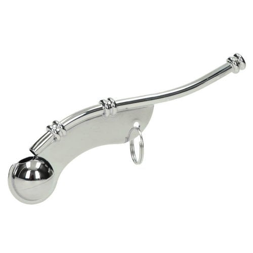 Mil-Tec brass with nickel finish close-up highlights durability and clear tone for signaling.