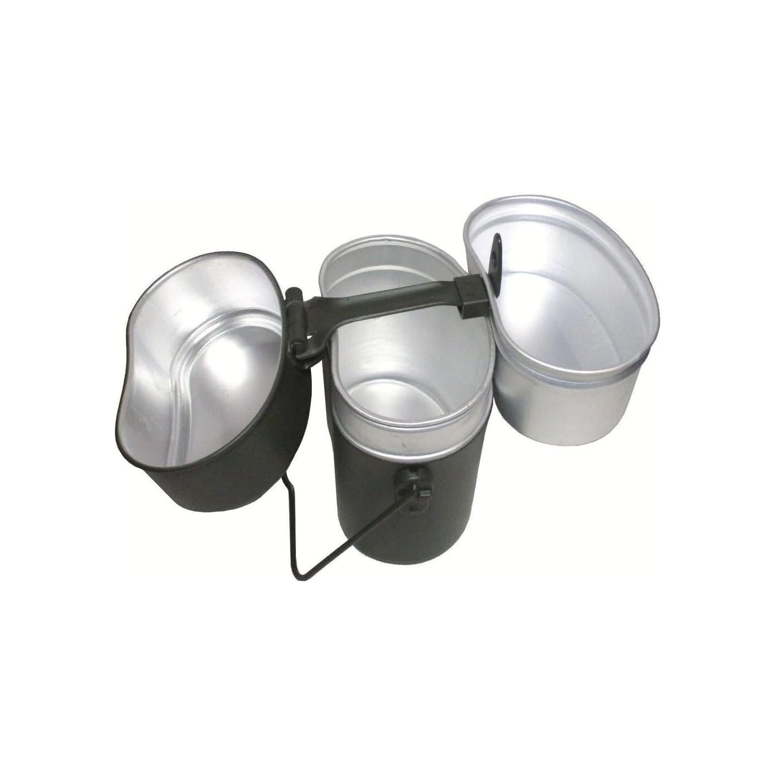 Mil-Tec clap frame secures mess kit components during transport