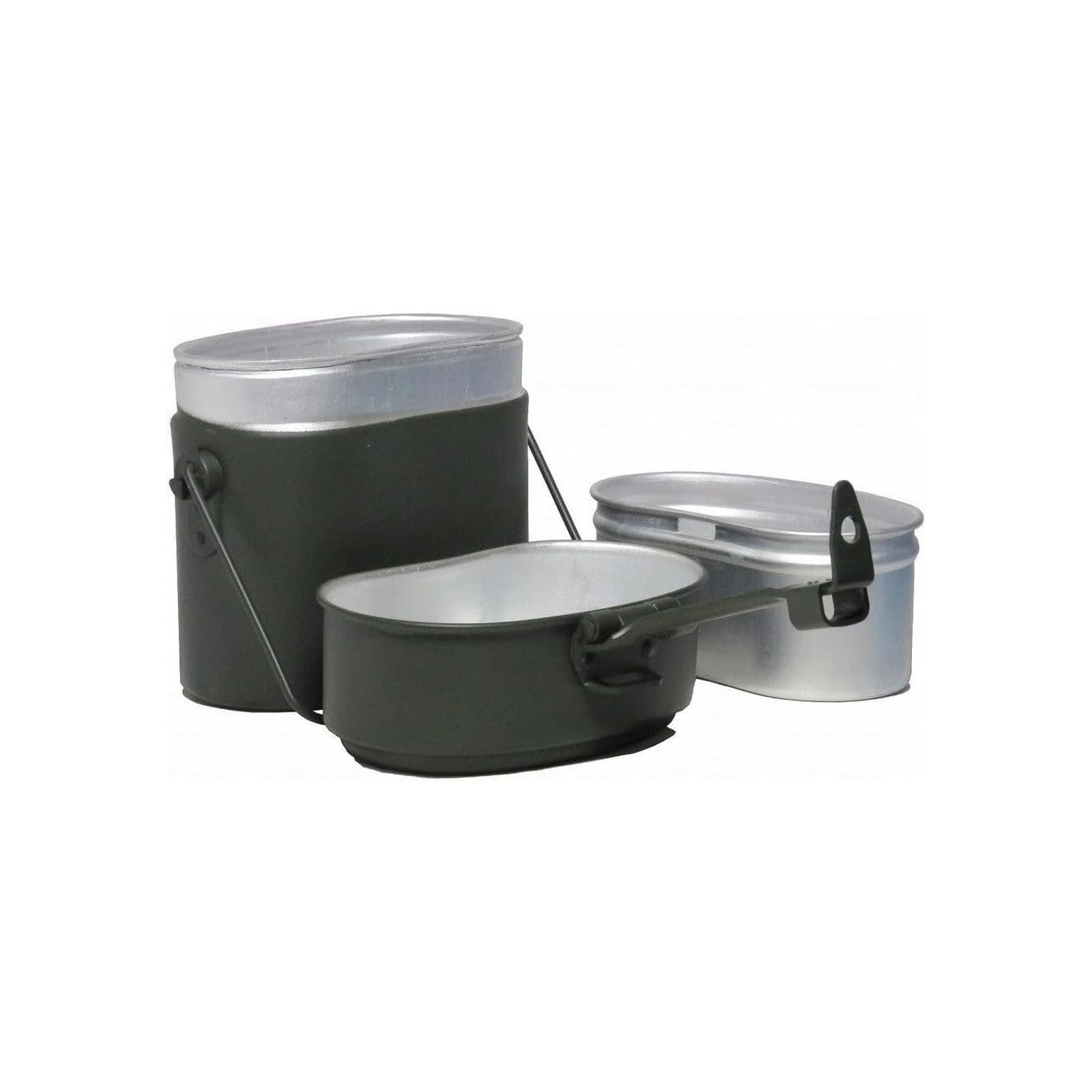 Mil-Tec Mess Kit lid doubles as frying pan for versatile camp meals
