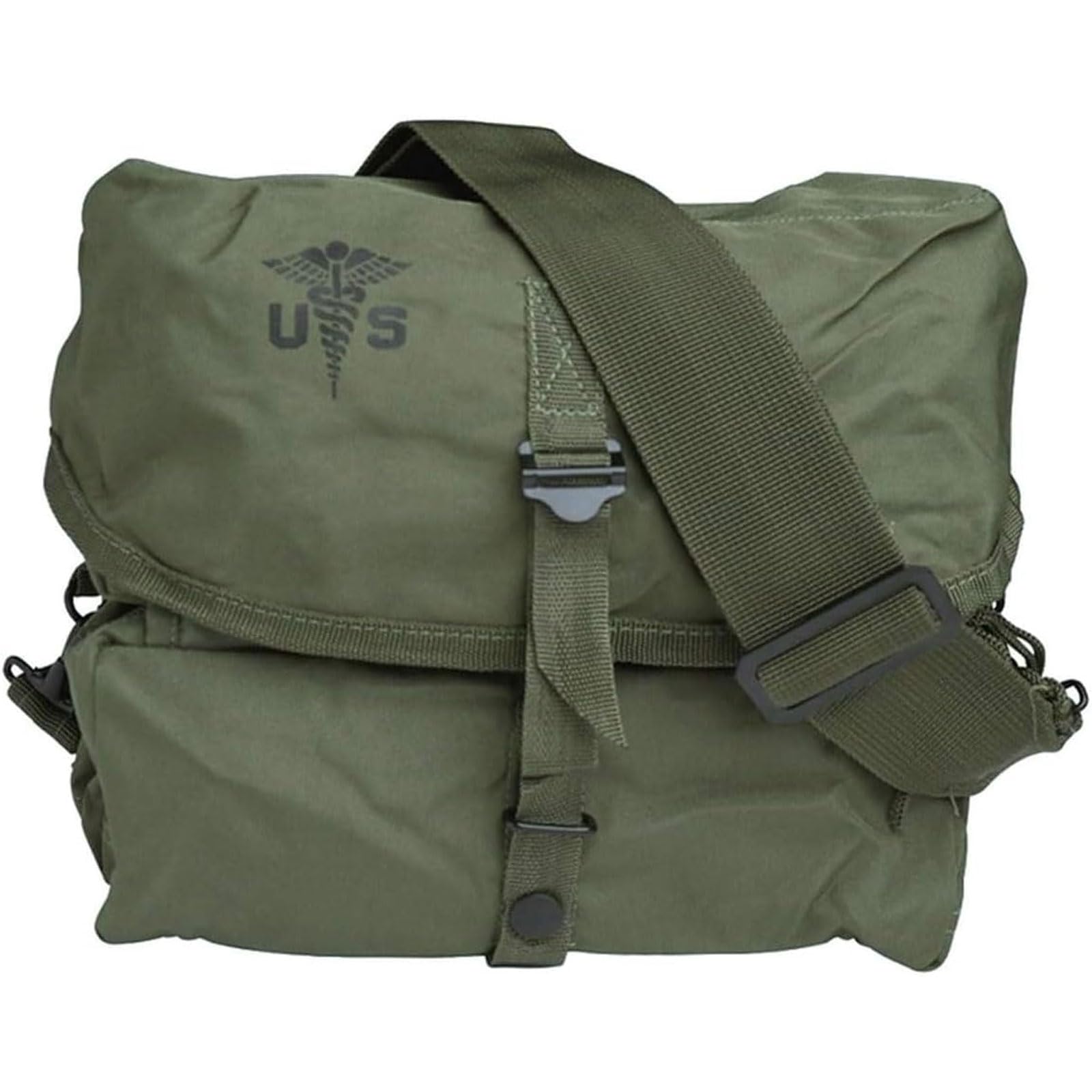 Mil-Tec medical kit bag front view highlights durable construction and quick-access main pocket