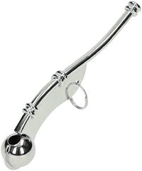 Mil-Tec nickel-plated boatswain whistle, compact 5-inch design for loud maritime signaling.