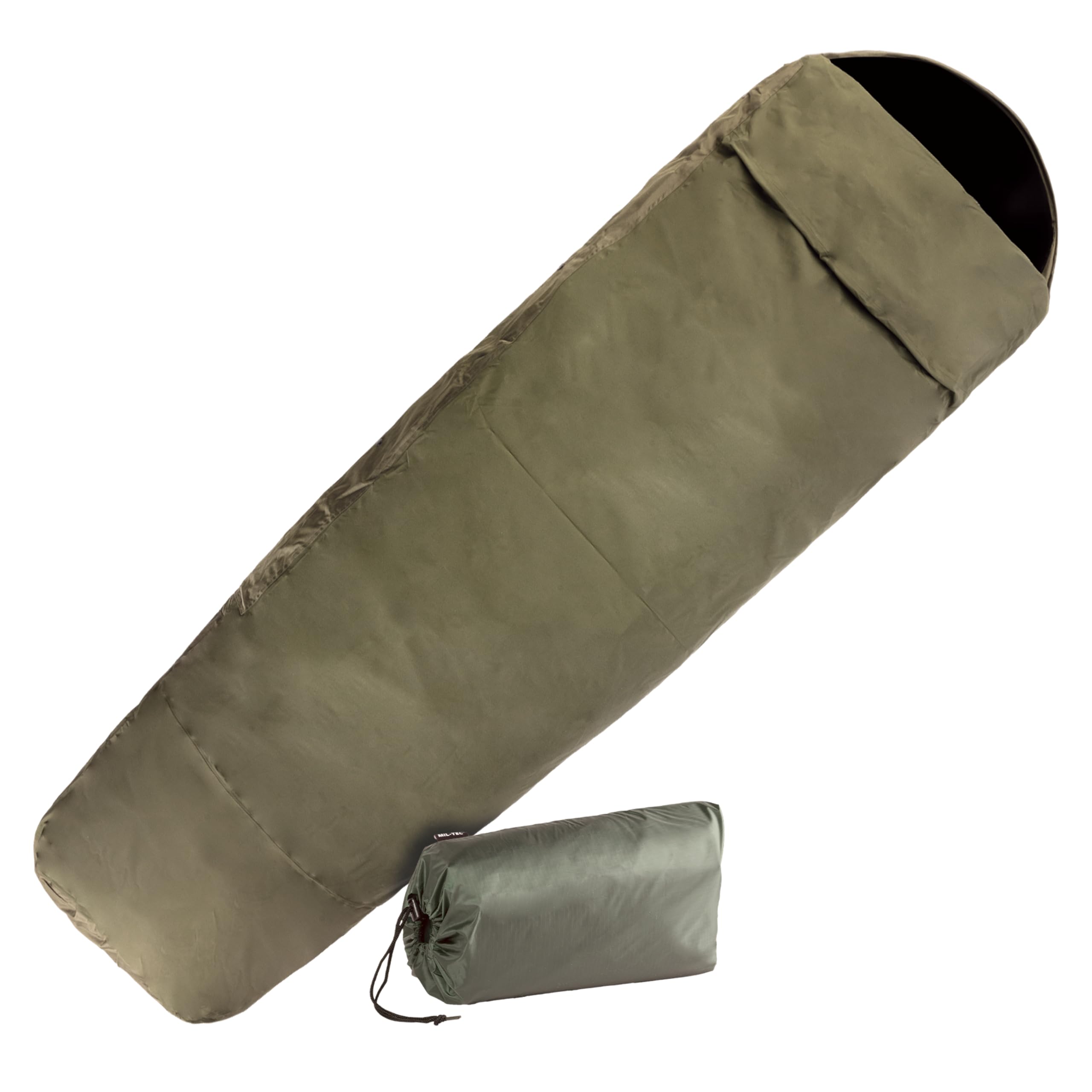 Mil-Tec trilaminate cover waterproof closeup for dry camping gear protection