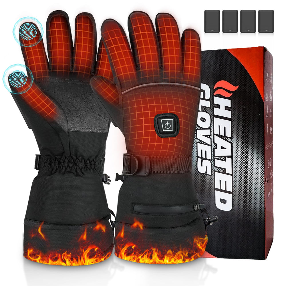MILBOPAX heated gloves back heat delivering instant warmth for outdoor activities