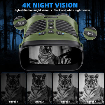 Mildhug Night Vision Goggles backlit buttons for use in total darkness.